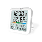 Indoor Hygrometer Thermometer, Desktop Digital Thermometer with Temperature and Humidity Monitor with Alarm clock For Home Garage Greenhouse product image