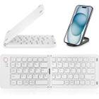 Portable Bluetooth Folding Keyboard for IOS/Android/Windows Tablet Mobile Phone Portable Keyboard Computer Accessories Color White product image