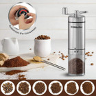 Mueller Conical Burr Adjustable Manual Stainless Steel Coffee Grinder product image