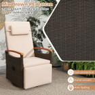 Outdoor 360° Swivel Rattan Recliner Chair product image