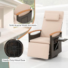 Outdoor 360° Swivel Rattan Recliner Chair product image