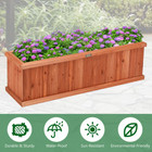 Wooden Flower Planter Window Box (1- or 2-Pack) product image