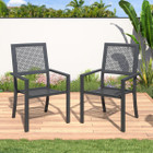 Outdoor Patio Dining Chair with Armrests product image
