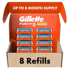 Gillette Fusion5 Power Razor Blades, 5-Blade Razor Refills, 8 Count product image