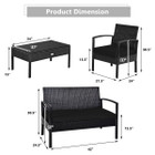 8-Piece  Outdoor Patio Rattan Furniture Set  product image