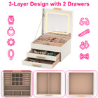 Laromni Jewelry Box with LED Mirror product image