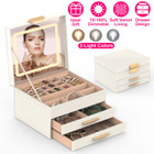 Laromni Jewelry Box with LED Mirror product image