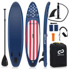 10- or 11-Foot Inflatable Stand-Up Paddle Board with Paddle product image