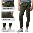 Men's Slim Fit Basic Stretch Joggers product image