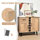2-Door Wine Bar Cabinet with Drawer product image