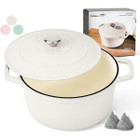 6 QT Enameled Dutch Oven Pot with Lid product image