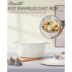 6 QT Enameled Dutch Oven Pot with Lid product image