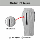 Men's Tech Fleece Shorts with Long Zipper Pocket (5-Pack) product image