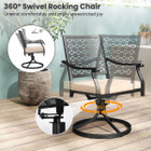 Outdoor Swivel Chairs with Padded Cushions  product image