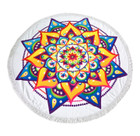 Round 61" Diameter Fringed Beach Towels product image