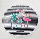 Round 61" Diameter Fringed Beach Towels product image