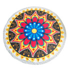 Round 61" Diameter Fringed Beach Towels product image