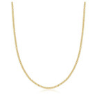 18K Gold Plated 2mm Cuban Link Chain product image