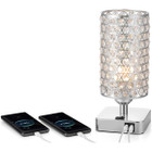 6W LED Crystal Table Lamp with USB Charging  product image