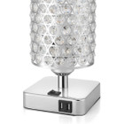 6W LED Crystal Table Lamp with USB Charging  product image