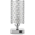 6W LED Crystal Table Lamp with USB Charging  product image