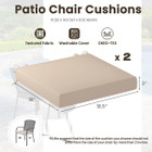 Outdoor Chair Cushions for Patio Furniture (Set of 2 or 4) product image