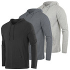 Men's Cotton Lightweight Drawstring Hoodie with Pocket (3-Pack) product image