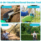 4-in-1 Extendable Pole Saw and Pruner Set product image