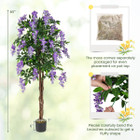5.5 ft Artificial Wisteria Tree product image