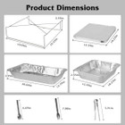 NewHome 42-Piece Disposable Chafing Dish Set product image