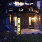 Solar Lighted House Address Sign product image