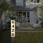 Solar Lighted House Address Sign product image