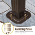 Hardtop Gazebo with Double Sidewalls product image