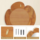 29" Teakwood Hanging Vanity Mirror product image