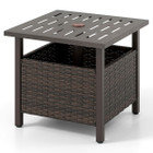 Outdoor Side Table with Umbrella Hole product image