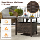 Outdoor Side Table with Umbrella Hole product image