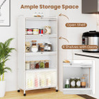 4-Tier Storage Cabinet with Space-Saving Flip Doors product image