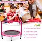 36'' Kids Trampoline Rebounder with Handrail product image