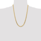 24" Stainless Steel Yellow IP-Plated 7.5mm Curb Chain product image