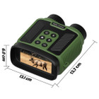 4K Night Vision Binoculars IR 8X Digital Zoom Rechargeable 3inch HD Screen 40MP Photos 4K Video Infrared Full Dark View Scope Color Green product image