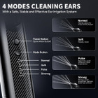 Electric Ear Wax Removal Upgraded Irrigation System 4 Modes Water Powered Cleaner Kit product image