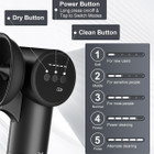 Ear Wax Removal Kit with Dual Water Tank Electric Ear Cleaner Tool with Ear Dryer Irrigation Flushing System 5 Modes,Black product image