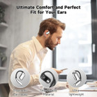 Bluetooth AI Translator Wireless Open Earphone 144 Language Real-Time Translate LED Full-Color Touch Screen Earphones Color Black product image