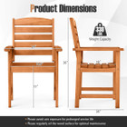 Patio Chairs with Inclined Backrests (Set of 2 or 4) product image