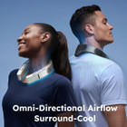 Portable Personal Cooling/Heating Neck Fan product image