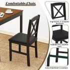 3-Piece Dining Table Set with Upholstered Seats  product image