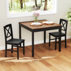 3-Piece Dining Table Set with Upholstered Seats  product image