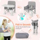 Travel Booster Seat with Removable Double Tray product image