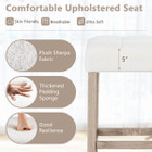 Counter Height Bar Stools with Rubber Wood Legs (2- or 4-Pack) product image