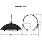 Indoor Black Fireplace Log Holder product image